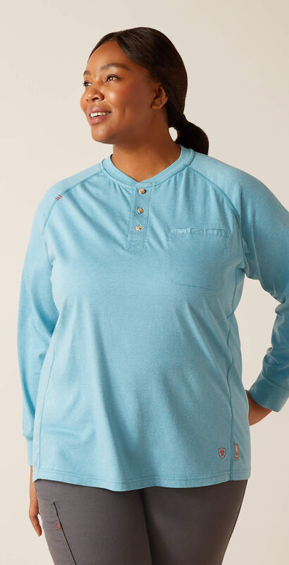 FR Air Henley Top Front Plus